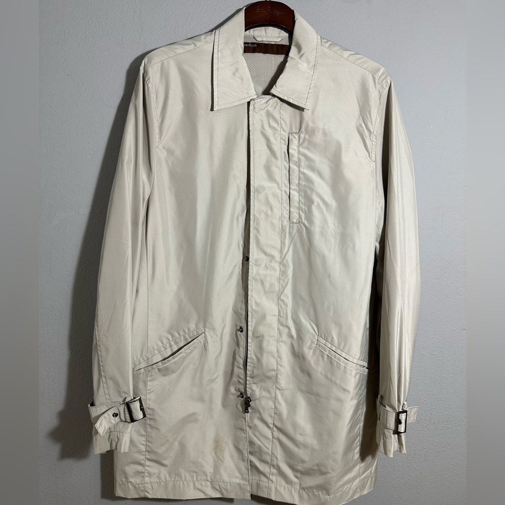 Perry Ellis Women’s size M Cream/gray Jacket/Coat